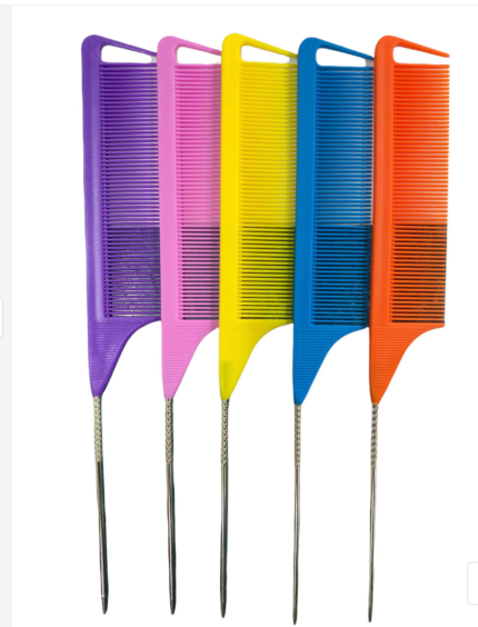 Pin tail section comb