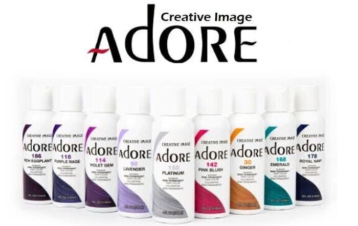 Adore semi-permanent hair coloring Pink Blush Adore semi-permanent hair coloring Pink Blush