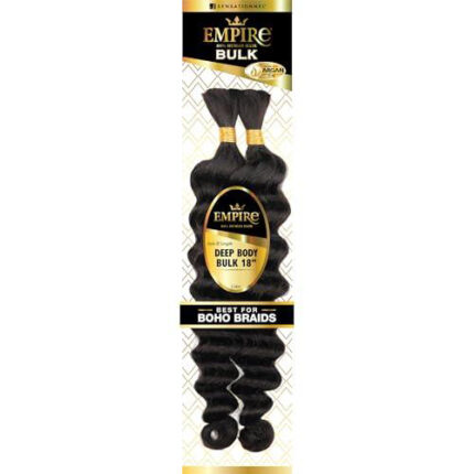 Human Empire Body Wave Bulk hair 18”