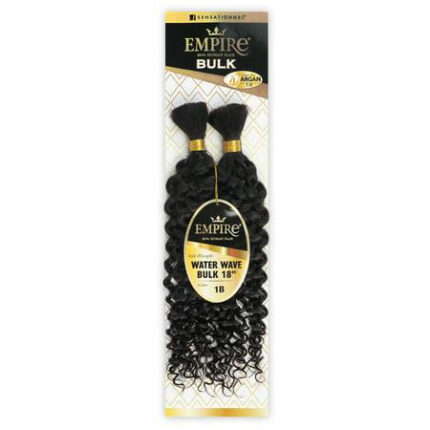 Human Hair Empire Water Wave Bulk 18”