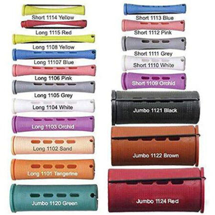 AnnIE Cold Wave Rods Rubber Bands Gray #1105