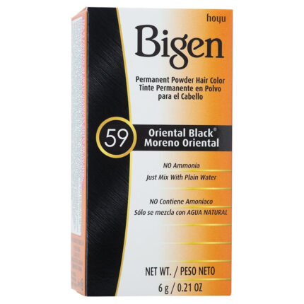 Bigen Permanent Powder Hair Color 59 Oriental Black 1 EA